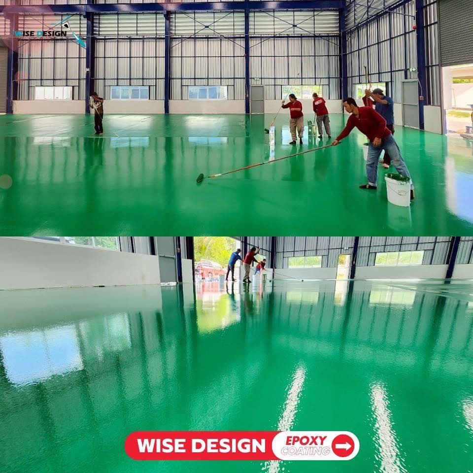Epoxy Coating :: พื้นที่ 600Sqm